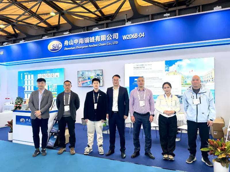 Zhoushan Zhongnan Anchor Chain στο MARINTEC 2025: A Successful Participation in Shanghai